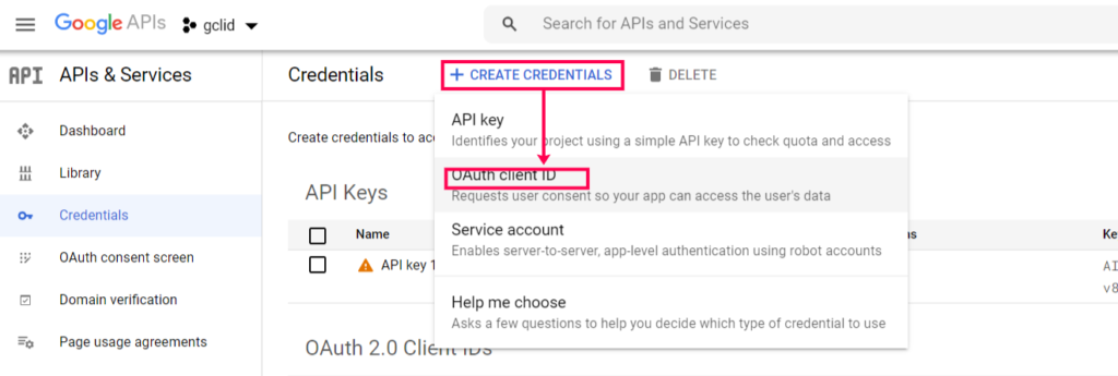 Create credentials_1