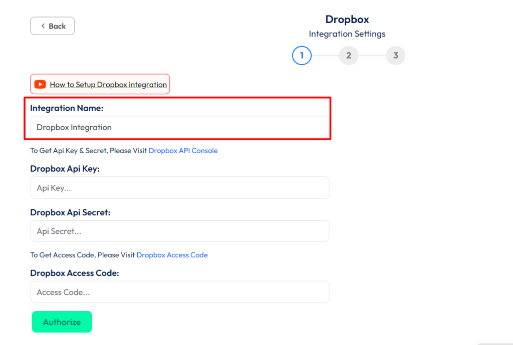 Dropbox Integration with Bit Form - Dropbox