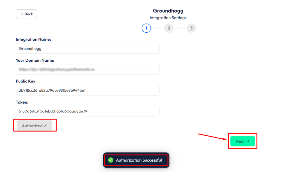 Groundhogg Integration with Bit Form - Authorization Is Success