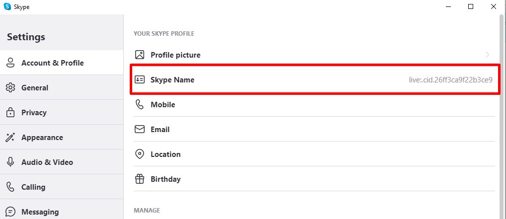 copy-skype-username