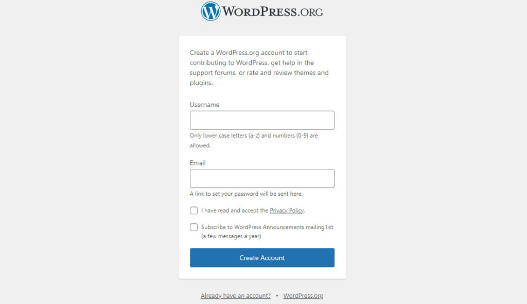 wordpress-register