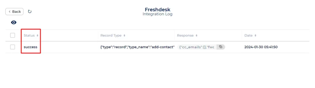 Freshdesk Integrations - Integrations is Successful