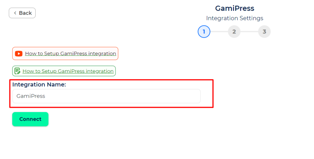 GamiPress Integrations - Set integration Name