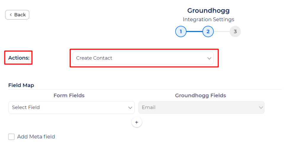 Groundhogg Integrations With Bit Integrations - Actions - Create Contact