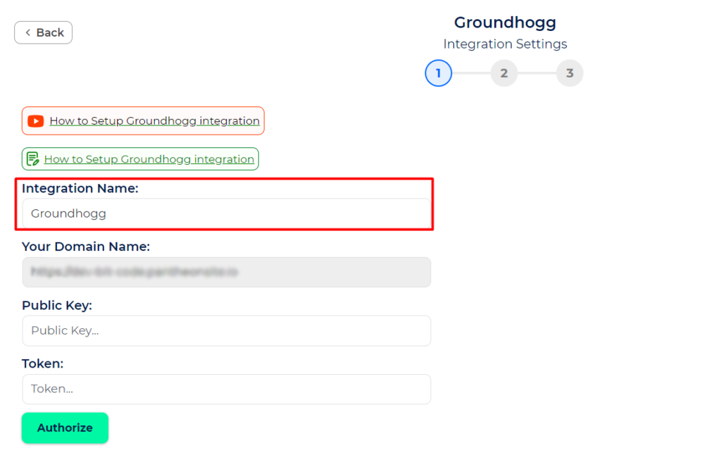 Groundhogg Integrations with Bit Integrations - Set Integration Name