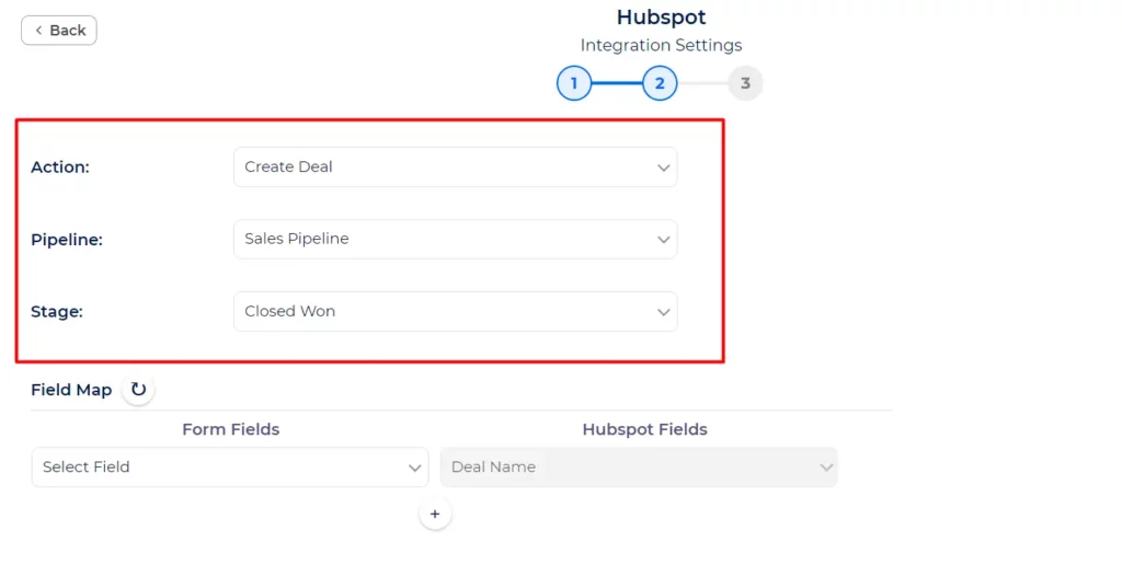 HubSpot Integrations - Action - Create Deal