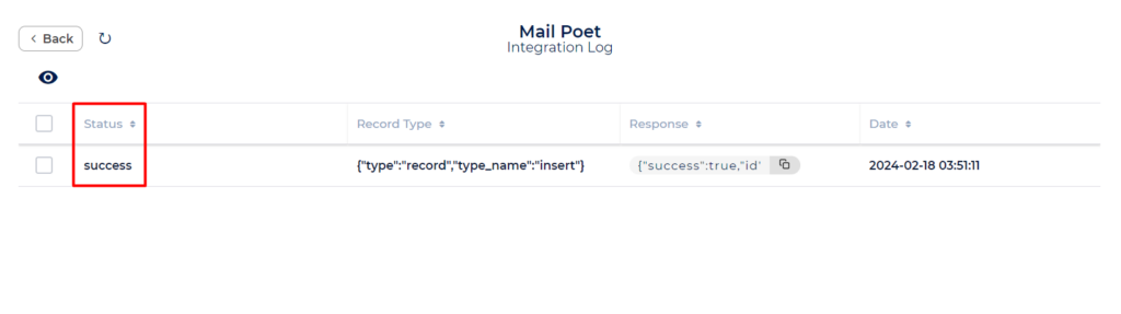 MailPoet Integration with Bit Integrations - Success
