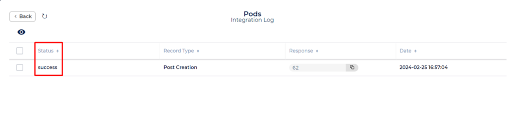PODS Integration with Bit Integrations - Success