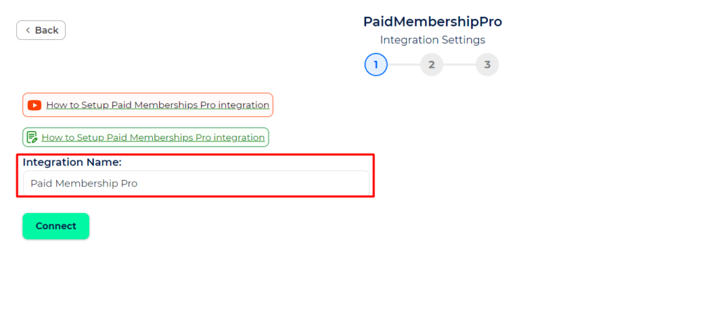 Paid Memberships Pro Integration with Bit Integrations - Set Integration Name