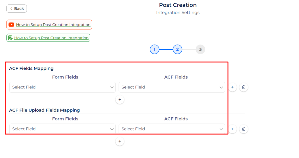 Post Creation Integration with Bit Integrations - ACF Fields Mapping