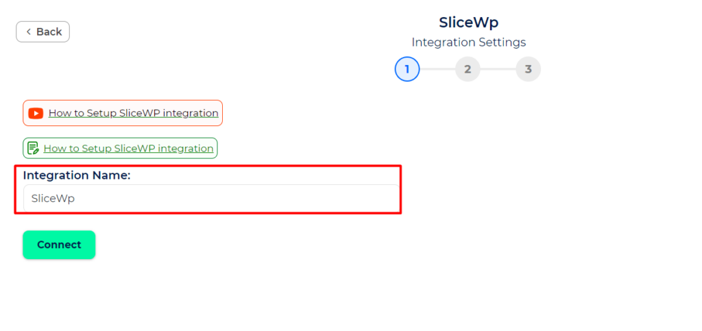 SliceWP Integration with Bit Integrations - Set Integration Name