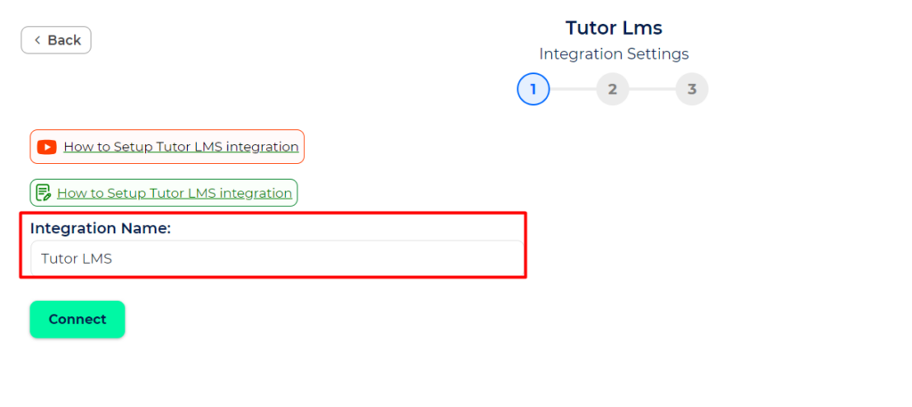 Tutor LMS Integration with Bit Integrations - Set Integration Name