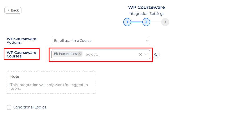 WP Courseware integration with Bit Integrations - WP Courseware Courses