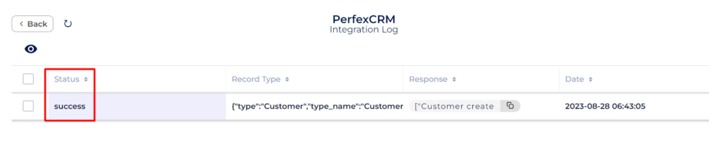 Perfex CRM Integration timeline success