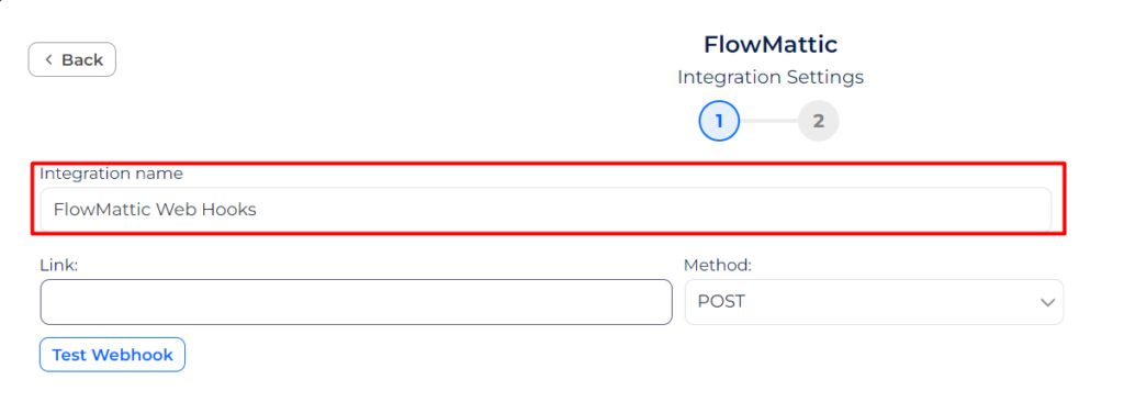 FlowMattic Integration Name