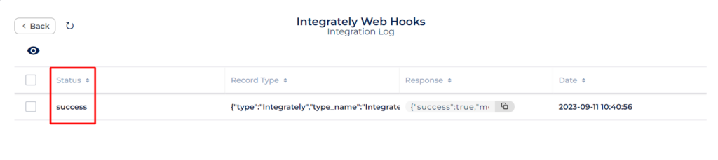 Integrately Integrations successful