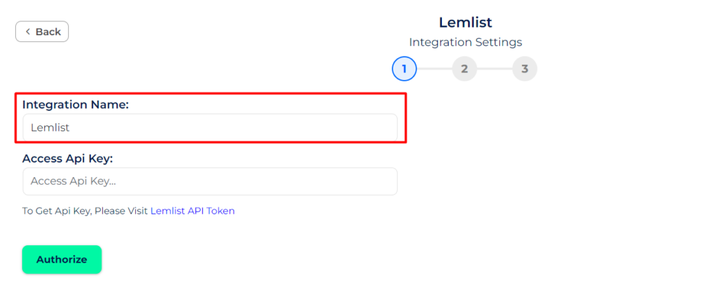 Lemlist Integrations name