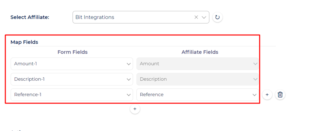 AffiliateWP Integrations - Field Mapping