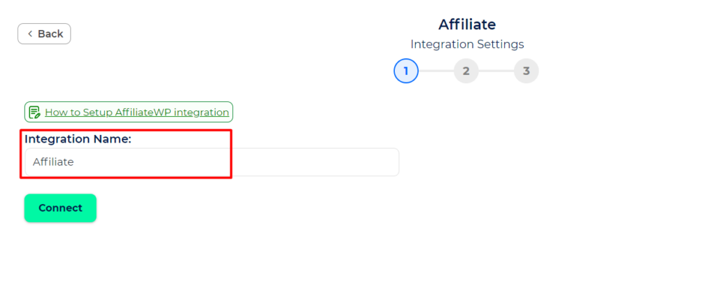 AffiliateWP Integrations - Set integration Name