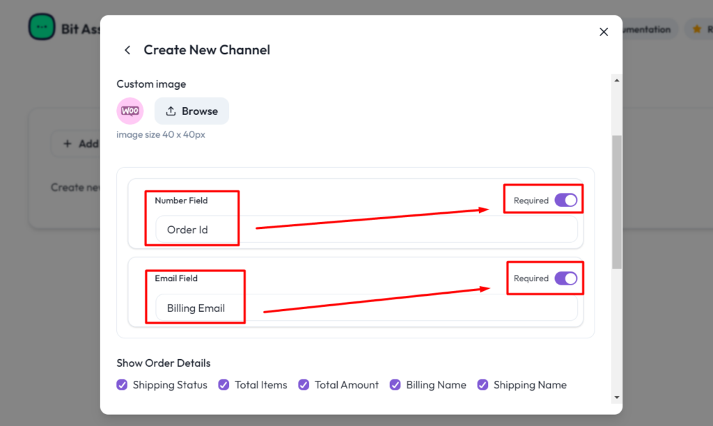WooCommerce order ID and Biling Email