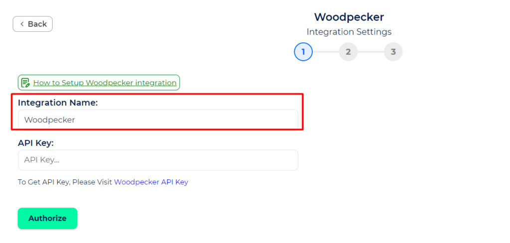 Woodpecker Integrations Name