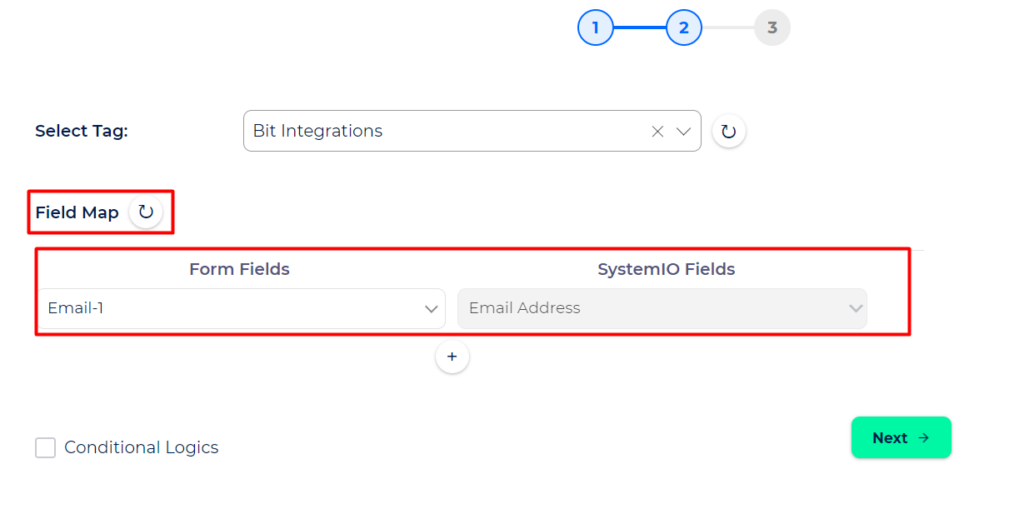 Systeme.io integrations field mapping