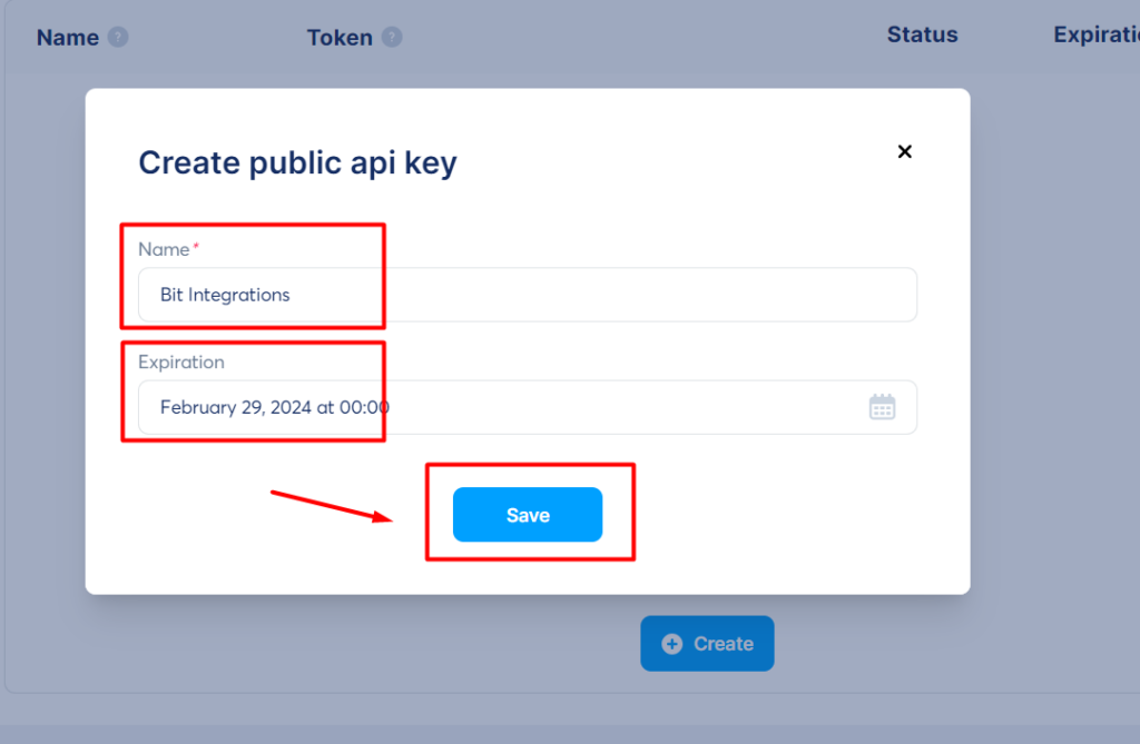 Systeme.io Integrations API name and expiration date