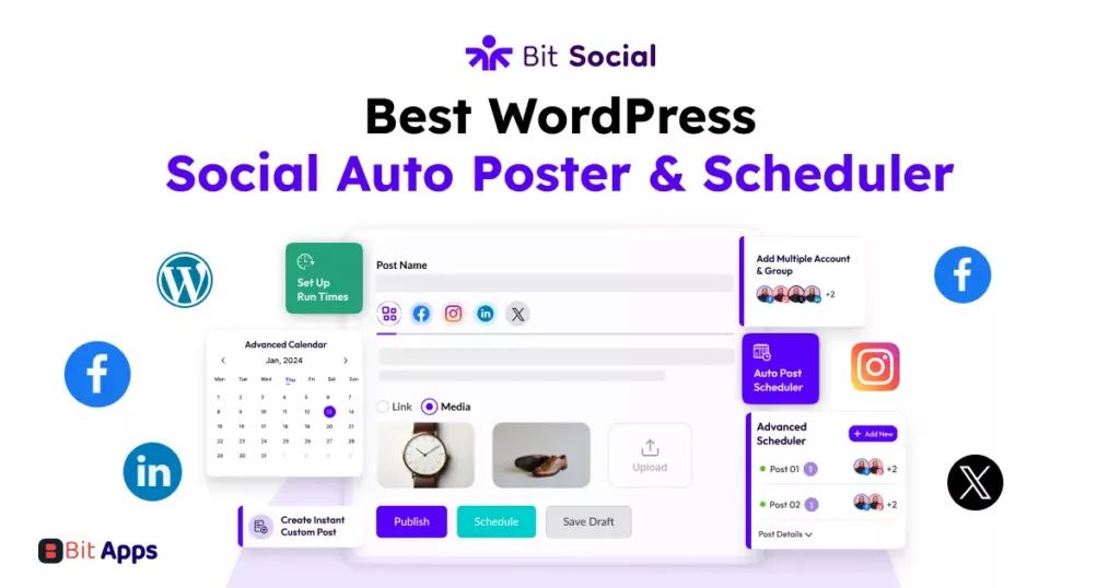 wordpress social media auto poster and scheduler plugin