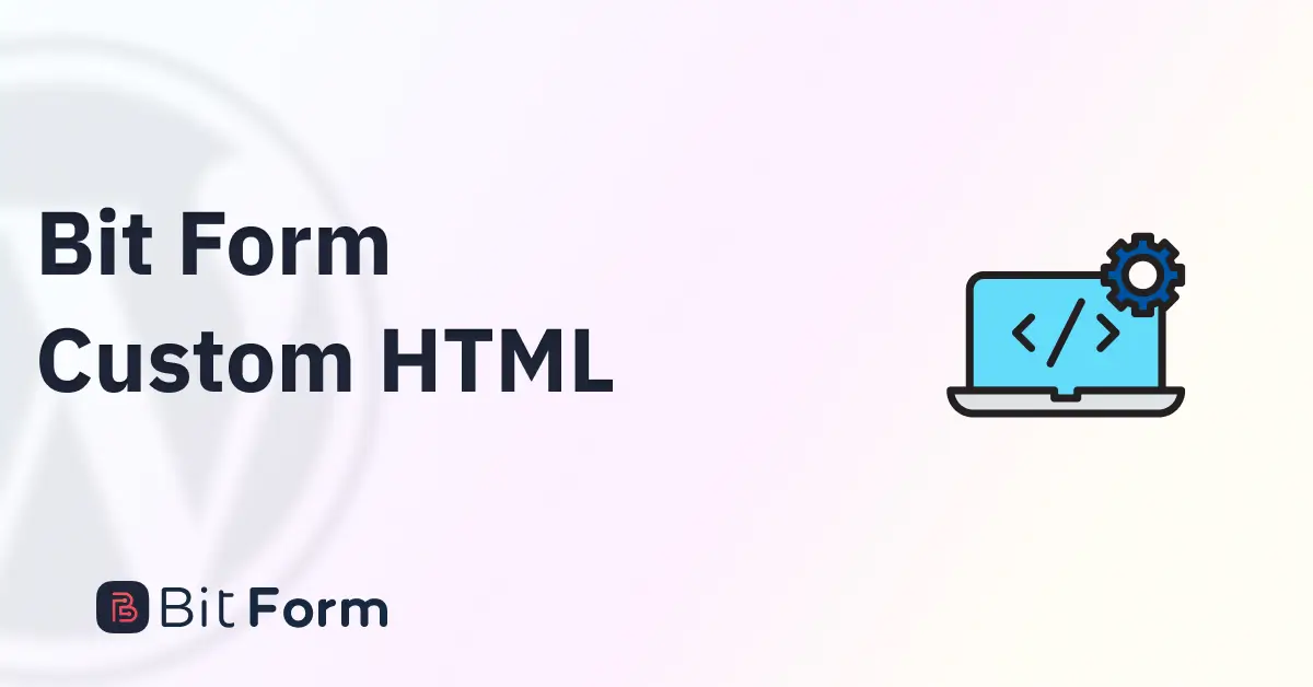 Bit Form - Custom HTML