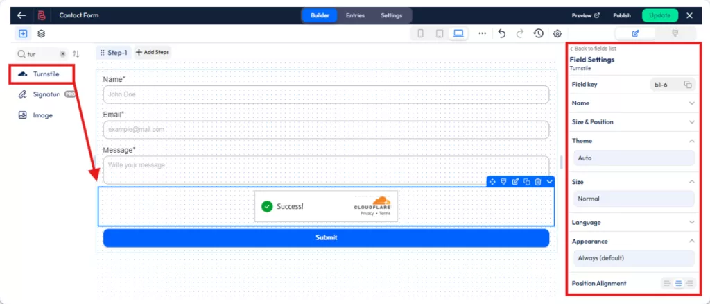 cloudflare turnstile gdpr
