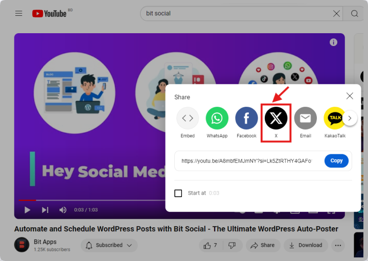 Embed YouTube Video on Twitter