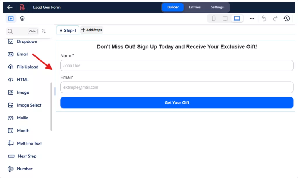 Lead Generation Forms in WordPress