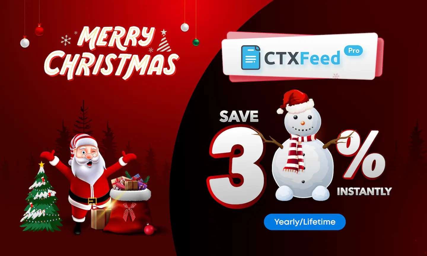 CTX feed Christmas Banner