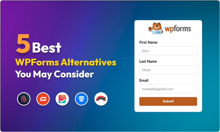 best wpforms alternatives you may consider
