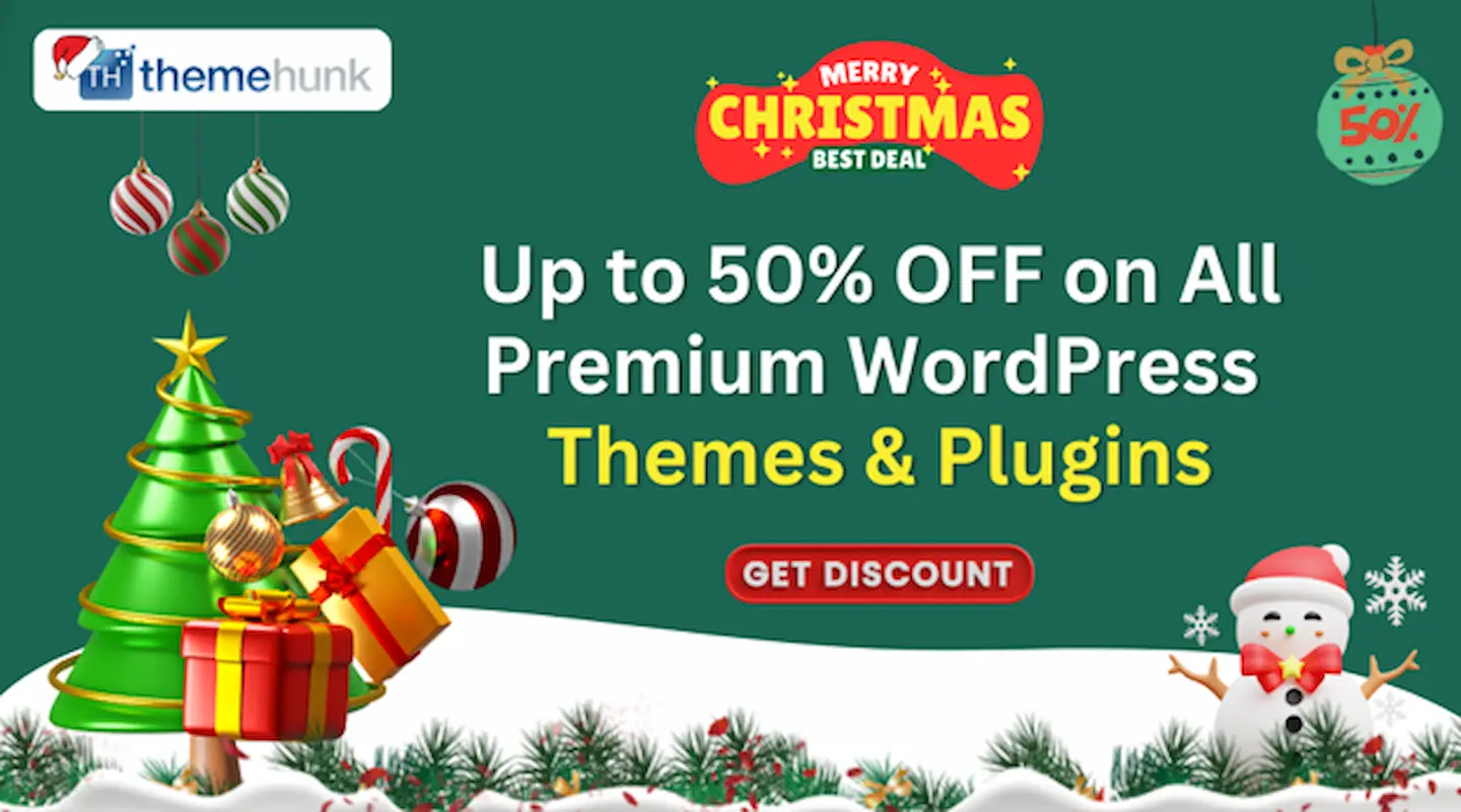 themehunk christmas offer