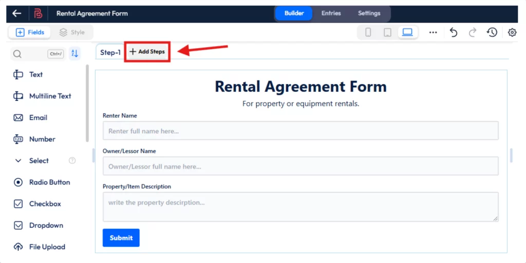 Electronic Signature to WordPress Form