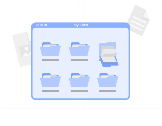file manager illustration
