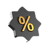 3d discount icon